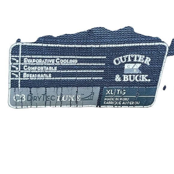 Cutter Buck size XL Pina cotton Polyester black polo Atlantis Casino Resort Reno - Picture 4 of 6